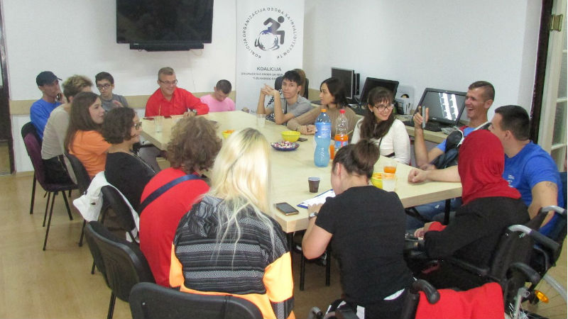 Slika. Partnerska organizacija Informativni centar za osobe sa invaliditetom „Lotos