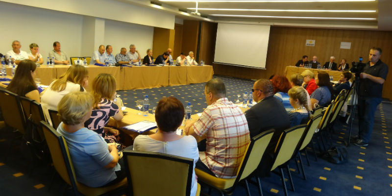 Slika 1. Udruženje slijepih Kantona Sarajvo 18. juna 2019. organizovalo okrugli sto na temu implementacije Akcionog plana u oblasti invalidnosti 