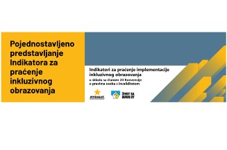 MMyRight u saradnji sa UdruA3enjem „A1ivot sa Down sindromomo FBiH 29. aprila 2021. godine je odrA3ao online promociju publikacije oPojednostavljeno predstavljanje Indikatora za praćenje inkluzivnog obrazovanja? koja je napravljena u obliku koji je lak za ?itanje