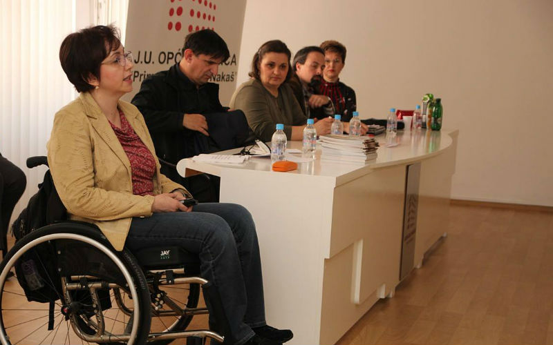 Slika 1. MyRight edukacija u sklopu uvođenja ISOSI u Općoj bolnici u Sarajevu, 12. april 2018.