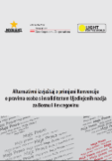 Slika naslovne stranice Alternativnog izvještaja o primjeni UN Konvencije o pravima osoba s invaliditetom u BiH