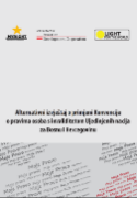 Slika naslovne stranice Alternativnog izvjeA!taja o primjeni UN Konvencije o pravima osoba s invaliditetom u BiH
