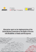 Image of cover page of Alternative report on inplementation of UN CRPD in BiH