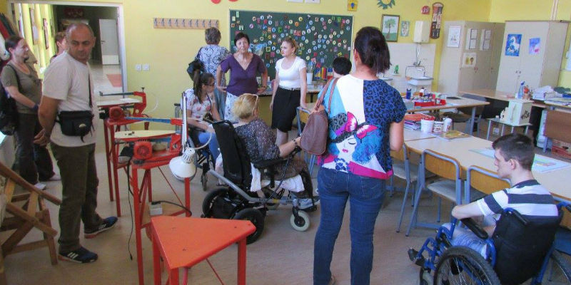 Slika 1 posjeta maladih OSI udruženjima u Mostaru, u organizaciji IC Lotos Tuzla