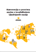 Slika naslovne strane publikacije Konvencija o pravima osoba s invaliditetom Ujedinjenih nacija, MyRight mart 2017.